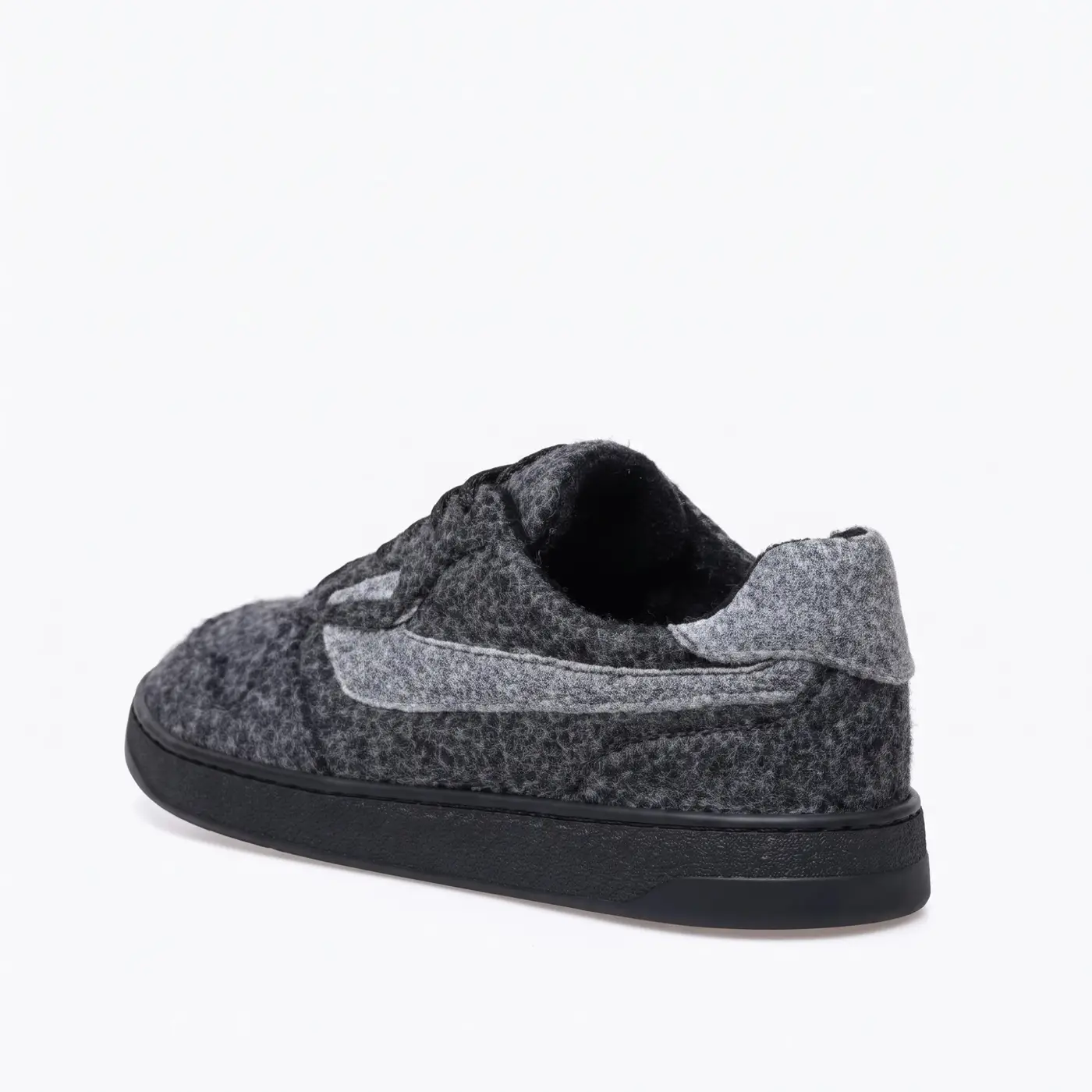 Men's Italian felt sneakers Alen-V-12, grey, photo 4
