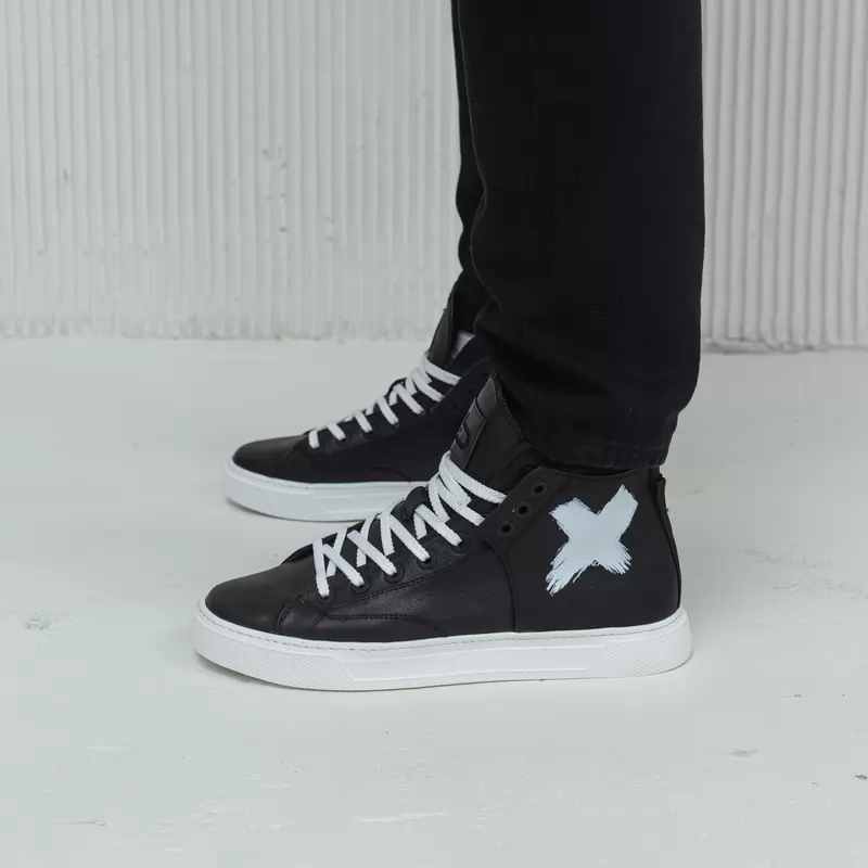 High-top sneakers for men.