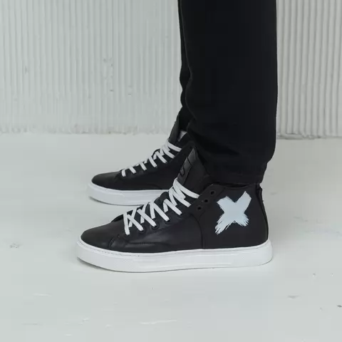 High-top sneakers for men.