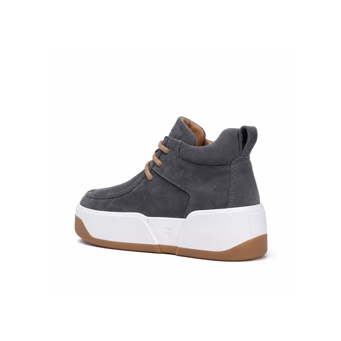 Women's fur-lined winter nubuck boots Verona-92, grey, photo 4