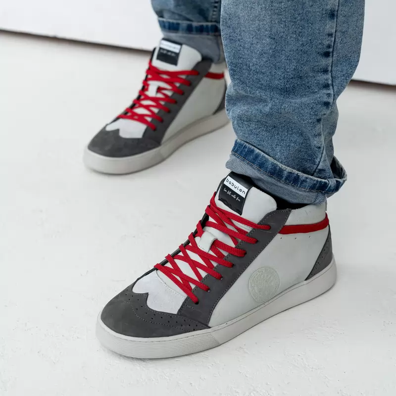 High-top sneakers for men.