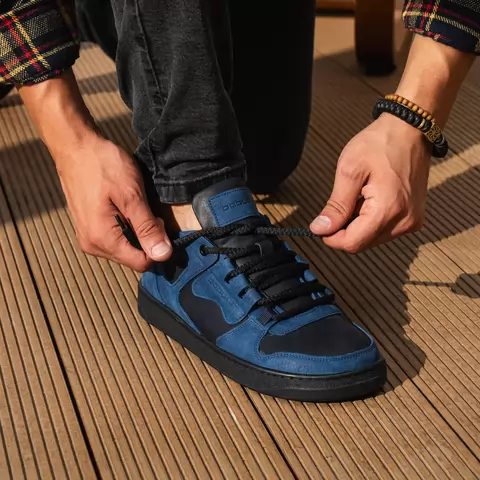 High-top sneakers for men.