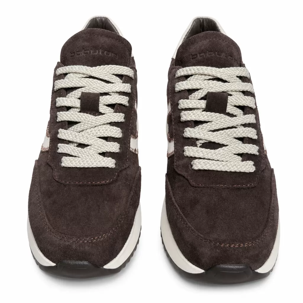 Women's suede trainers Opium-14, brown, photo 8