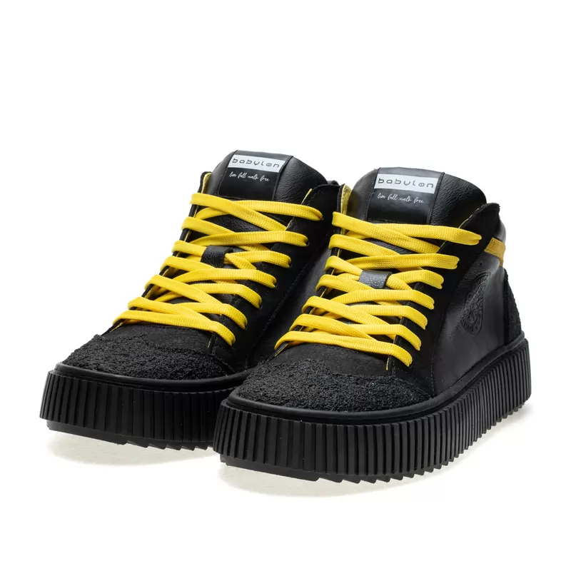 High-top sneakers for men.