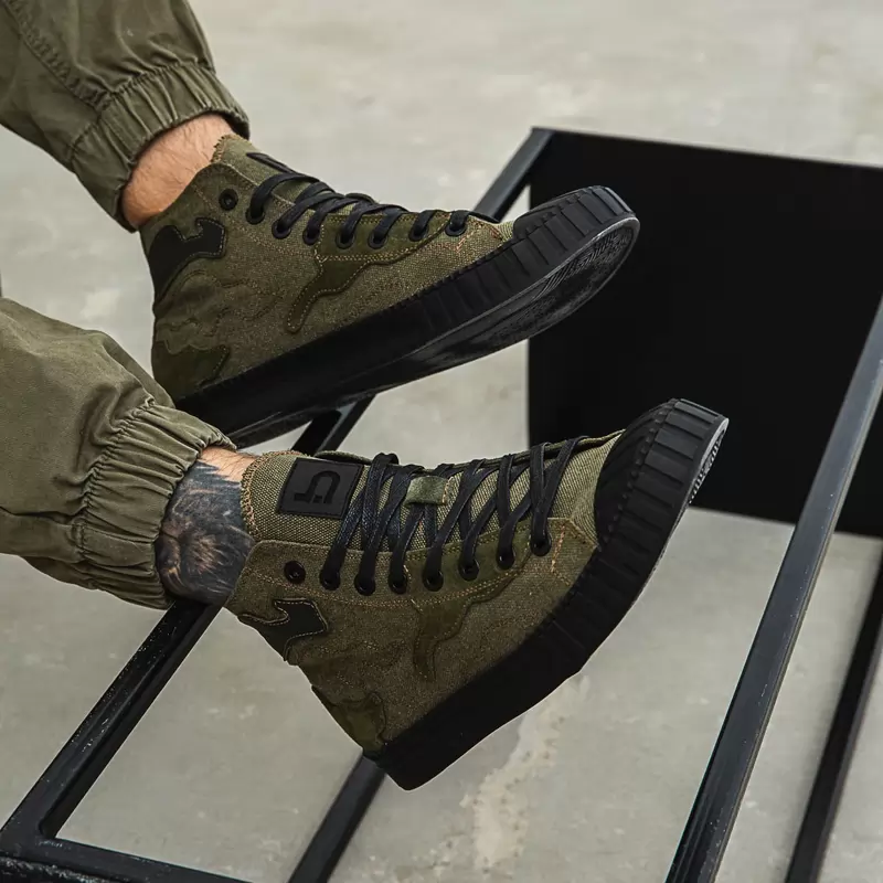 High-top sneakers for men.