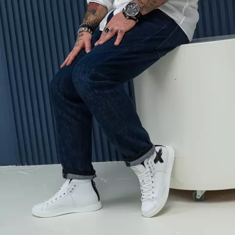 High-top sneakers for men.