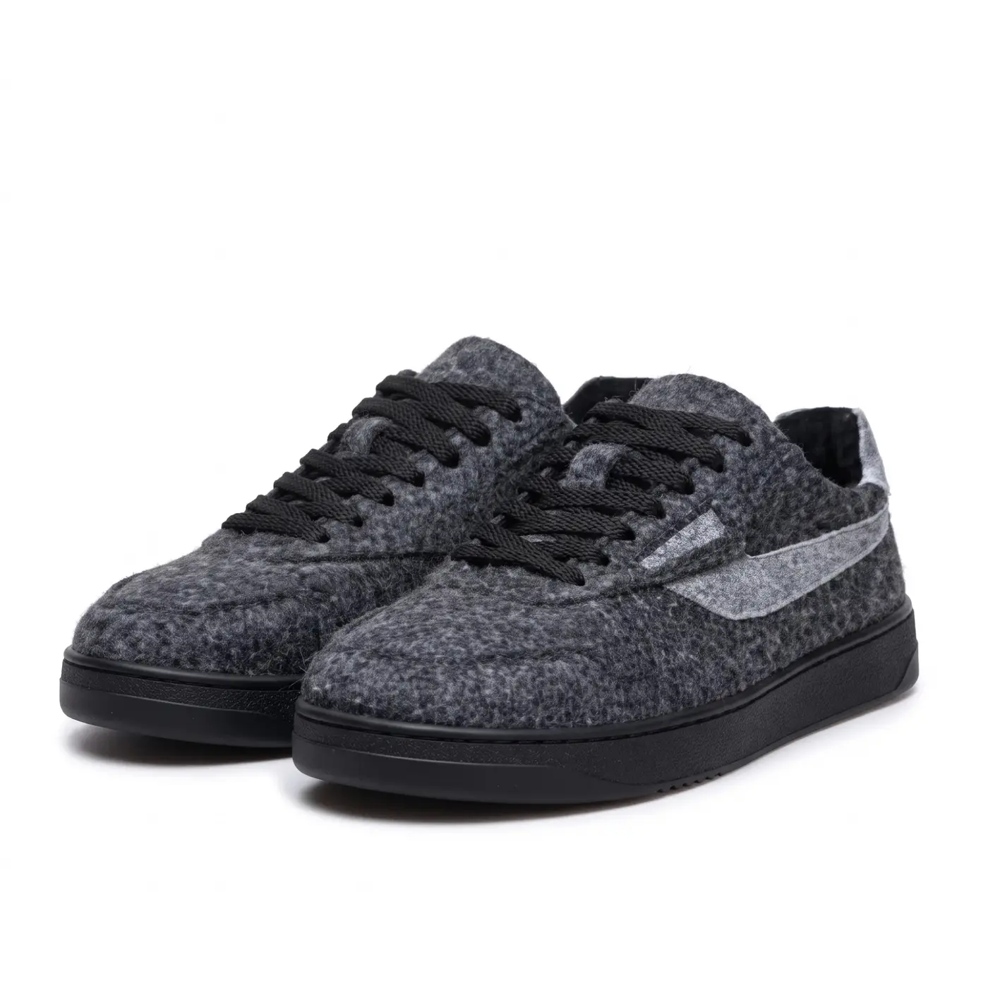 Men's Italian felt sneakers Alen-V-12, grey, photo 1