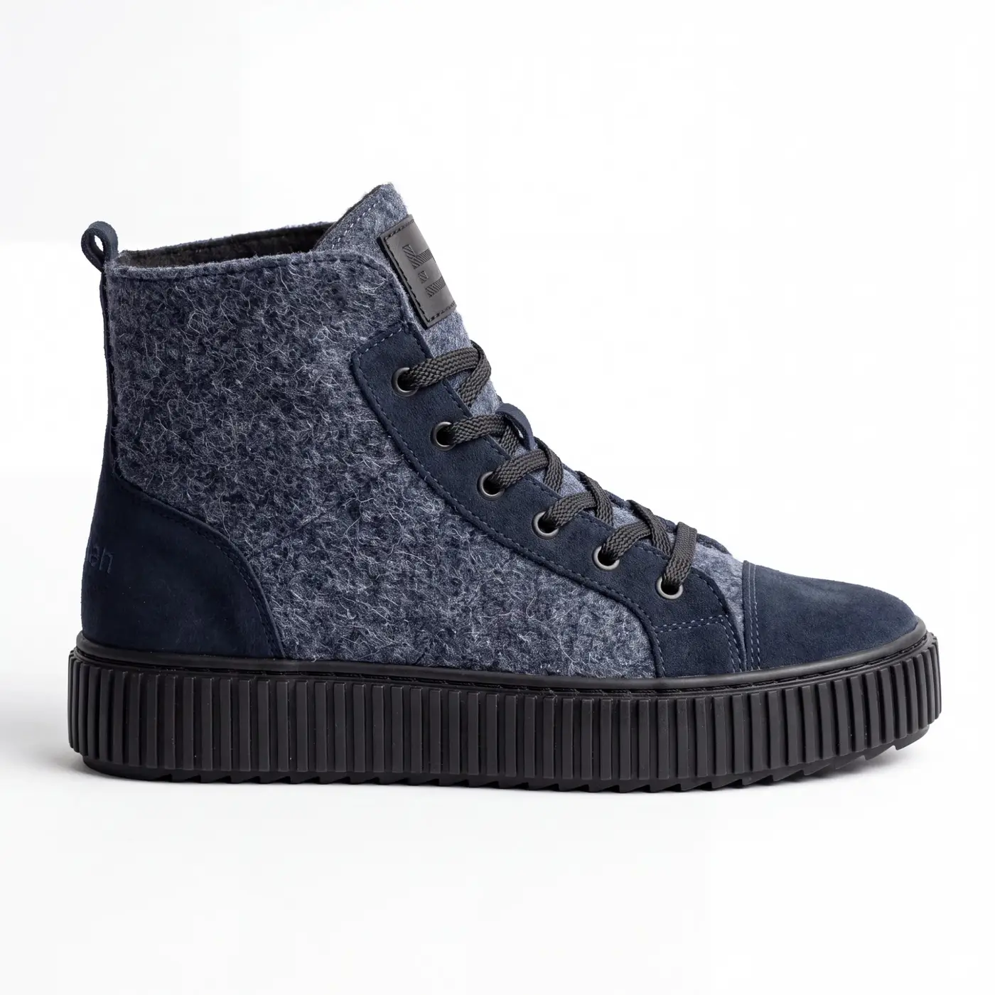 Men's Italian wool felt boots Frost-V-13, blue, photo 2