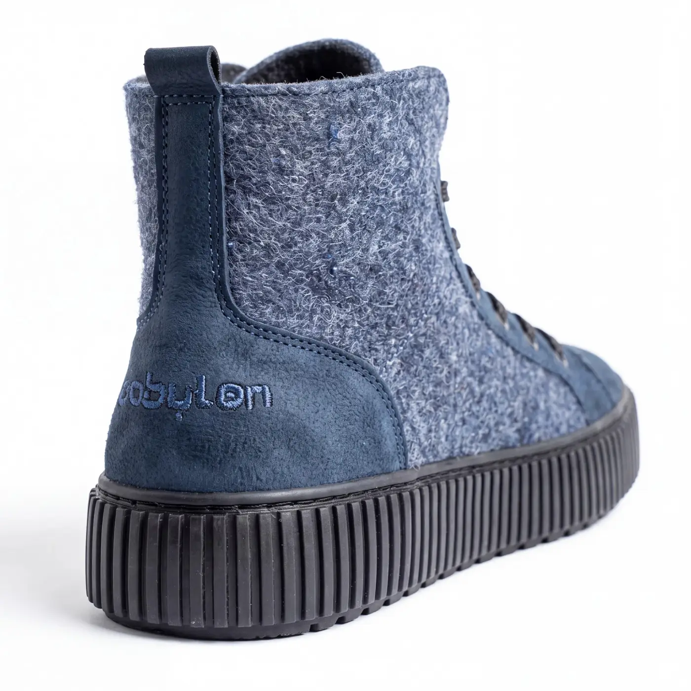 Men's Italian wool felt boots Frost-V-13, blue, photo 3