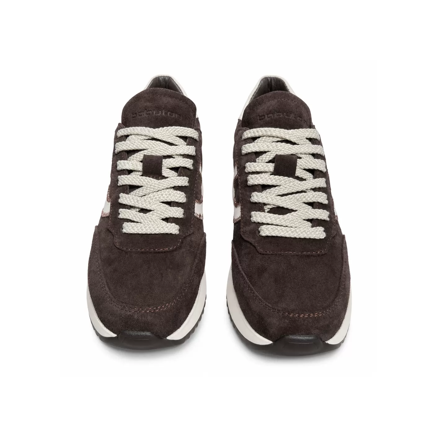 Women's suede trainers Opium-14, brown, photo 8