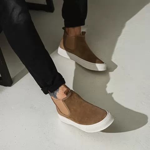 High-top sneakers for men.