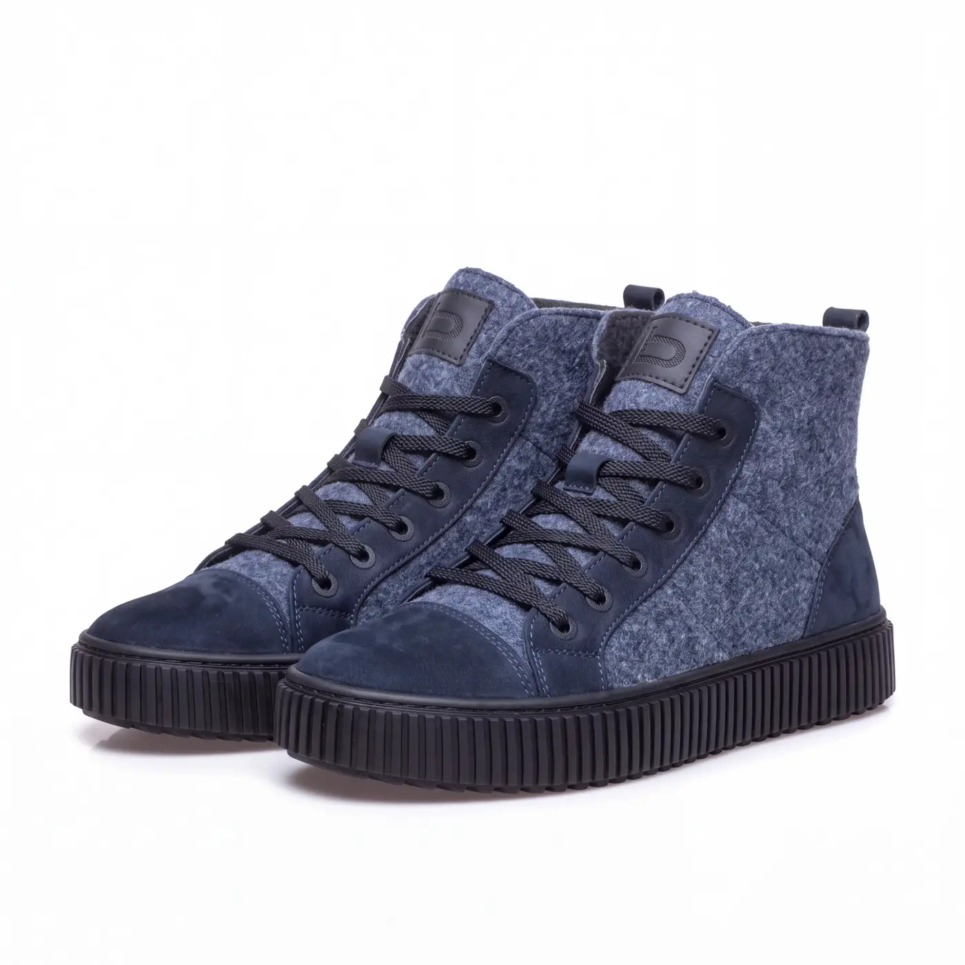 Men's Italian wool felt boots Frost-V-13, blue, photo 1