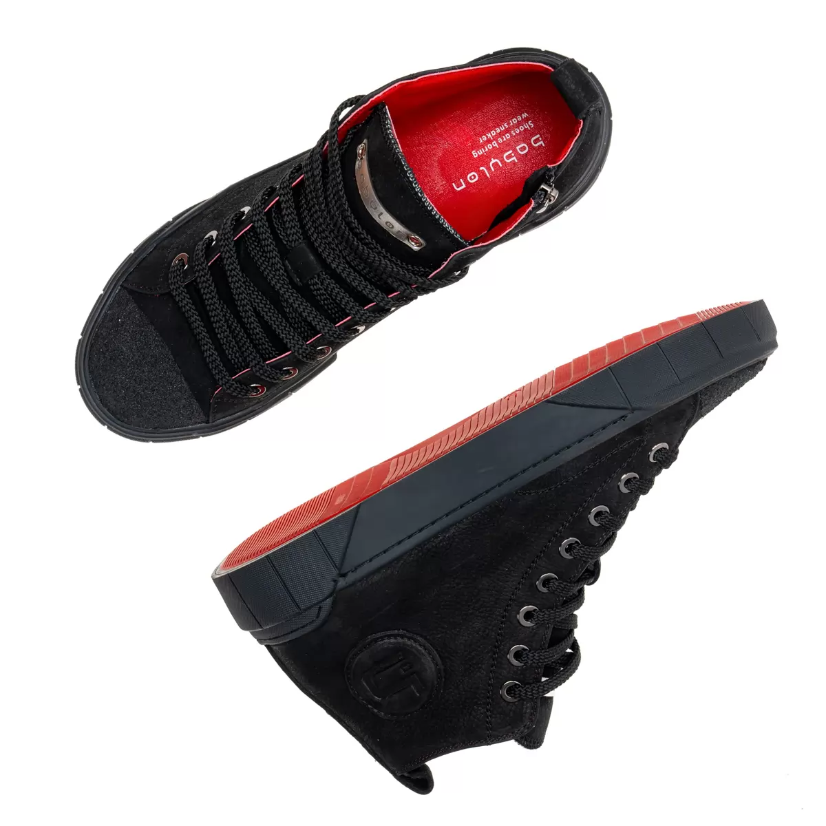 High-top sneakers for men.
