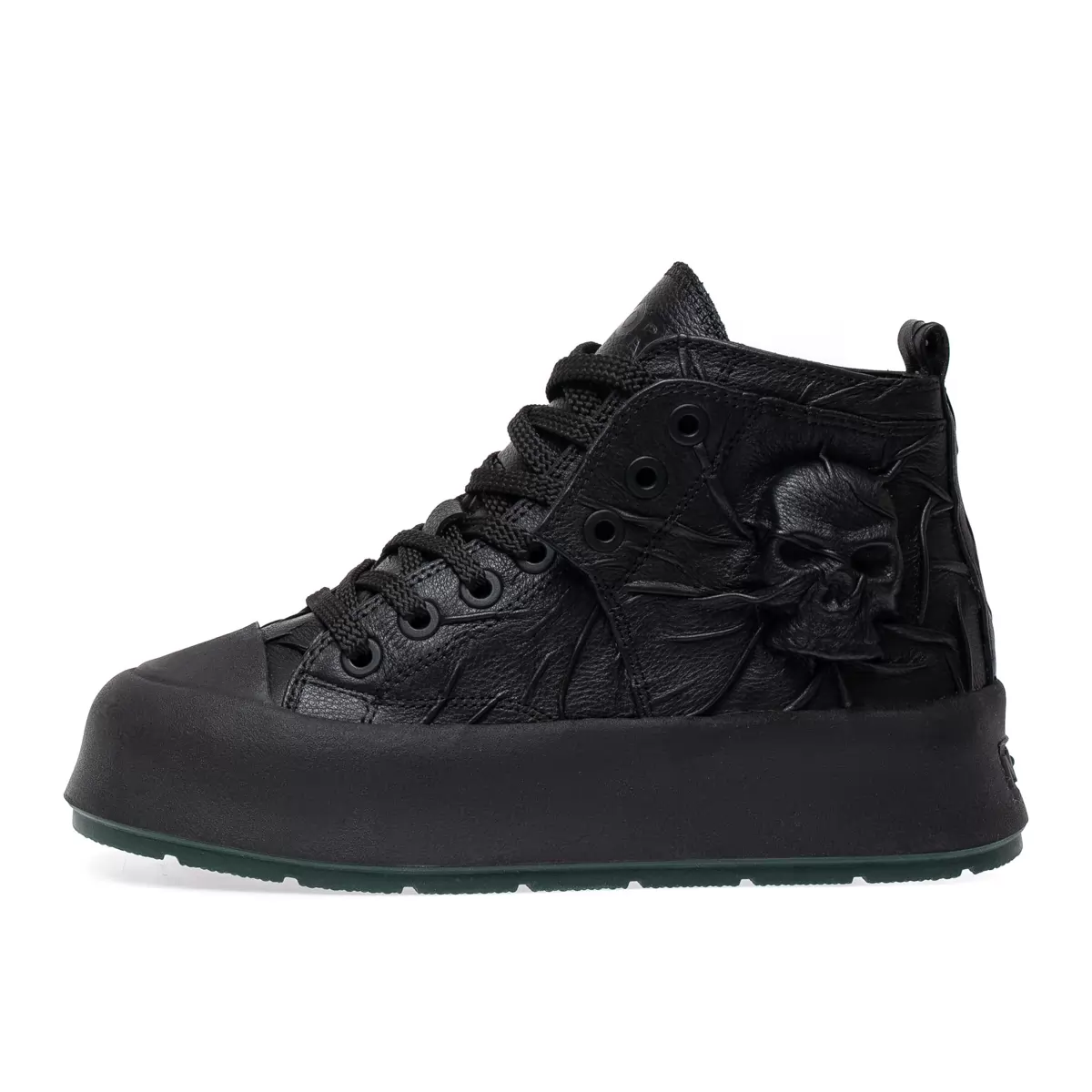 Women's leather boots NOX Black, black, photo 8