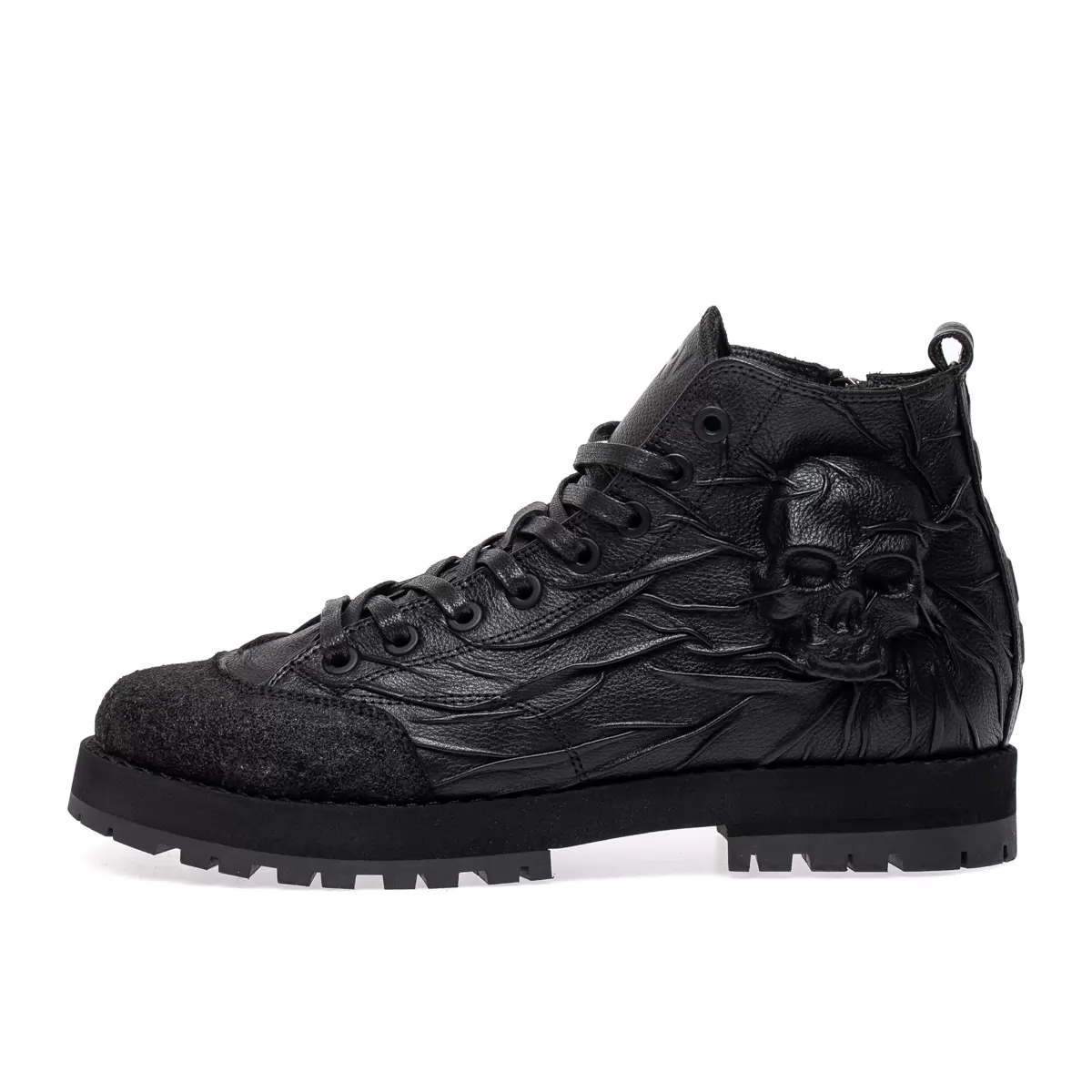 Men's leather boots DUST Black, black, photo 4