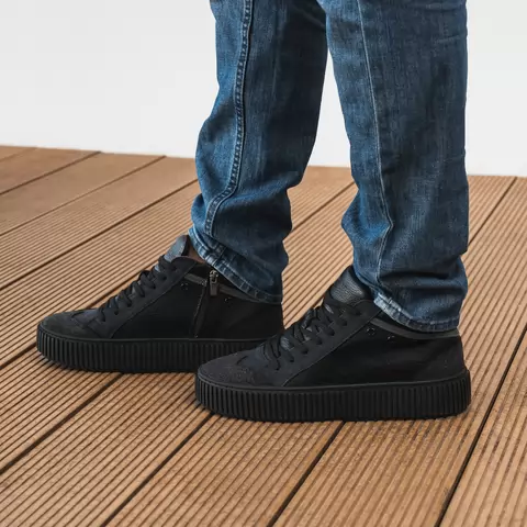 High-top sneakers for men.