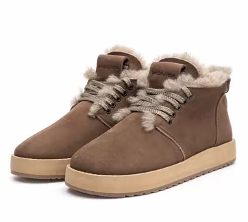 Men's sheepskin boots, down to −20 °C Short-34