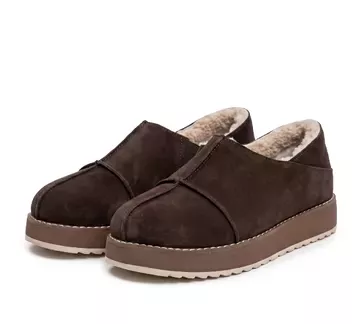Women's fur-lined nubuck boots, down to −20 °C MARY-84
