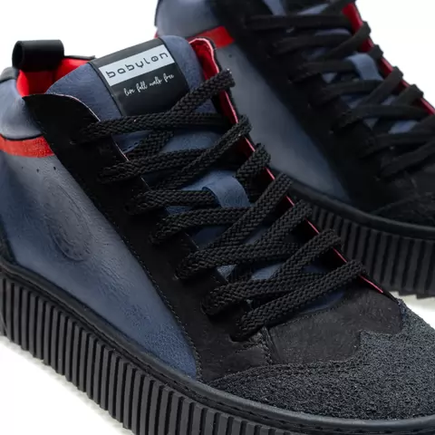 High-top sneakers for men.