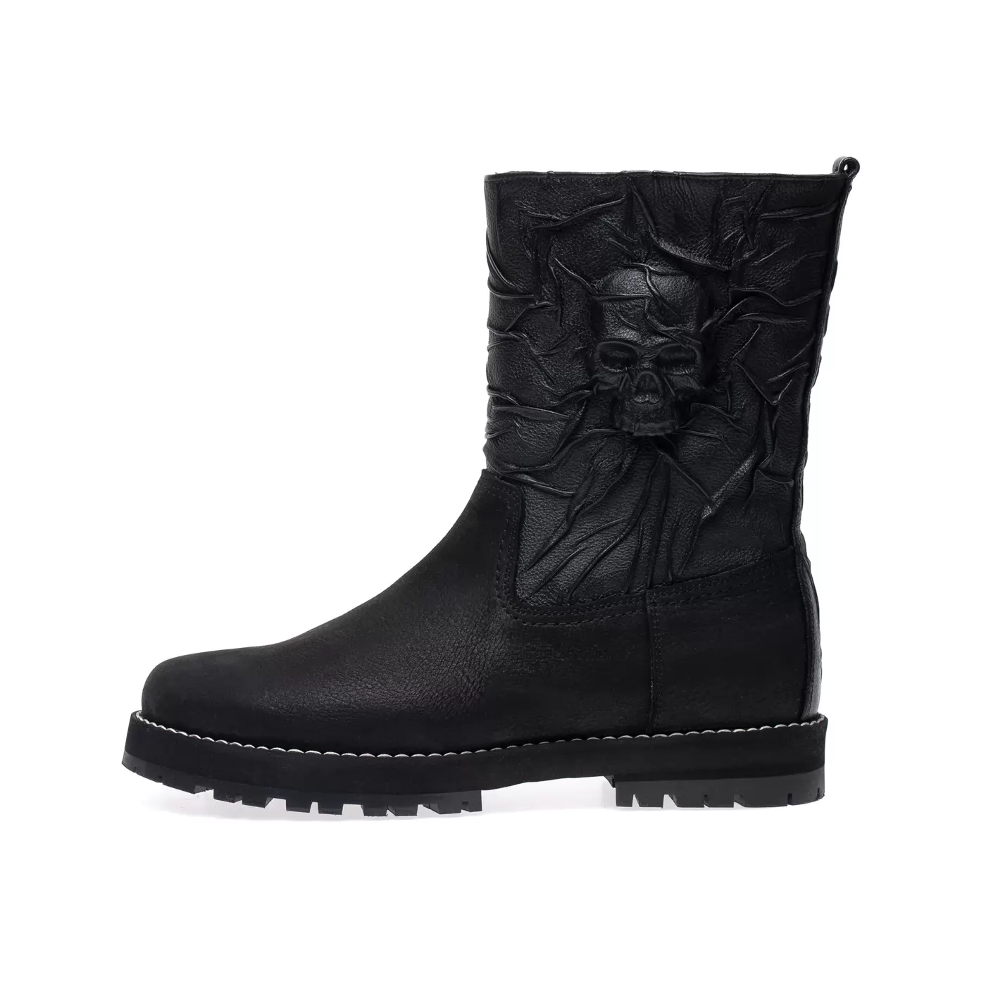 Men's leather boots BRUTE Black, black, photo 9