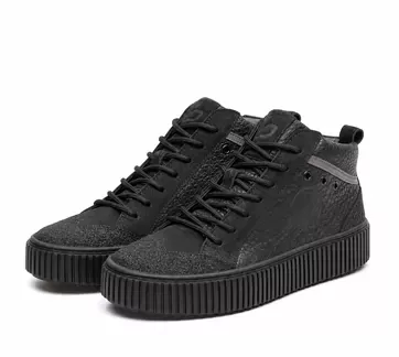 Men's high-top leather sneakers Eclipse-01