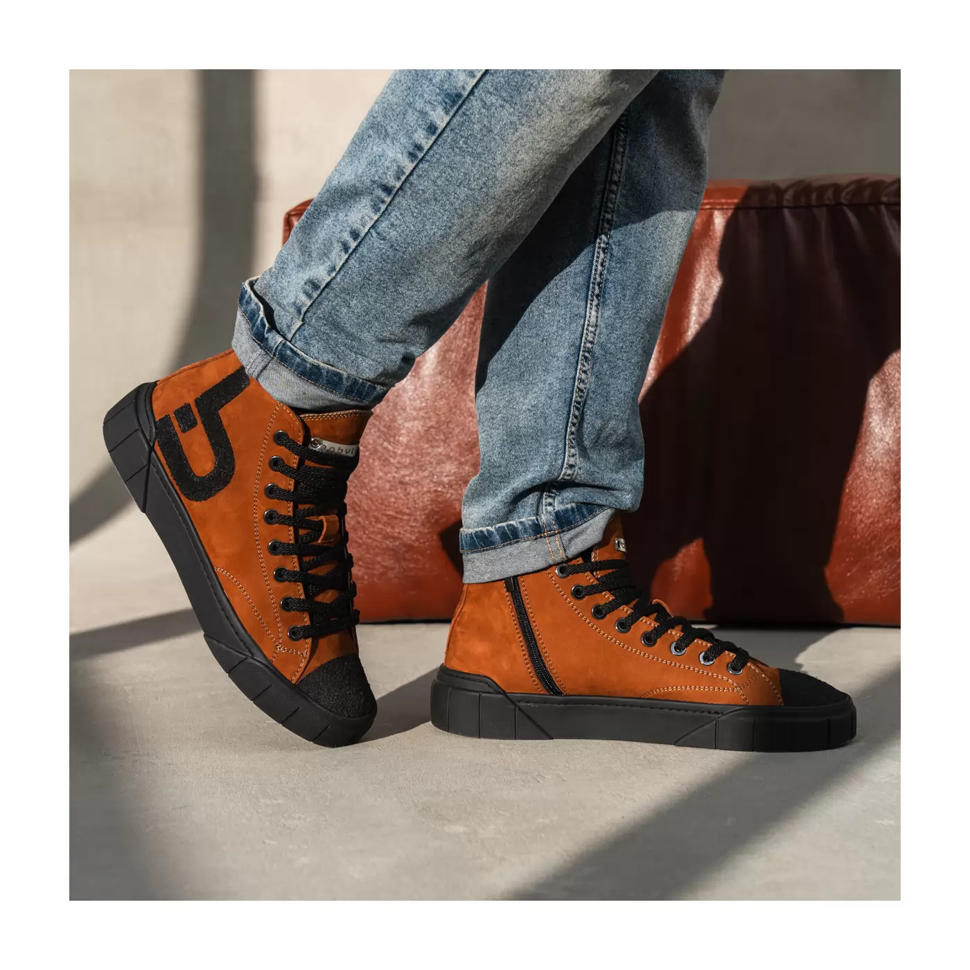 High-top sneakers for men.