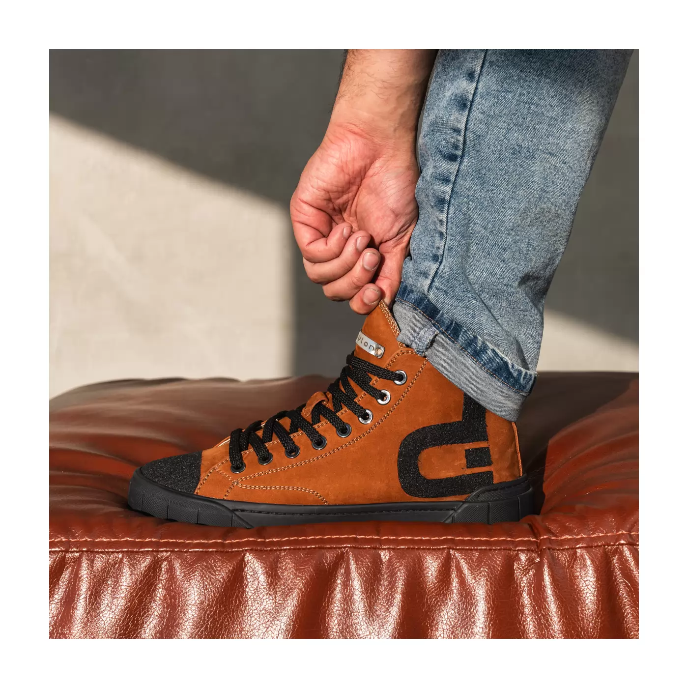 High-top sneakers for men.