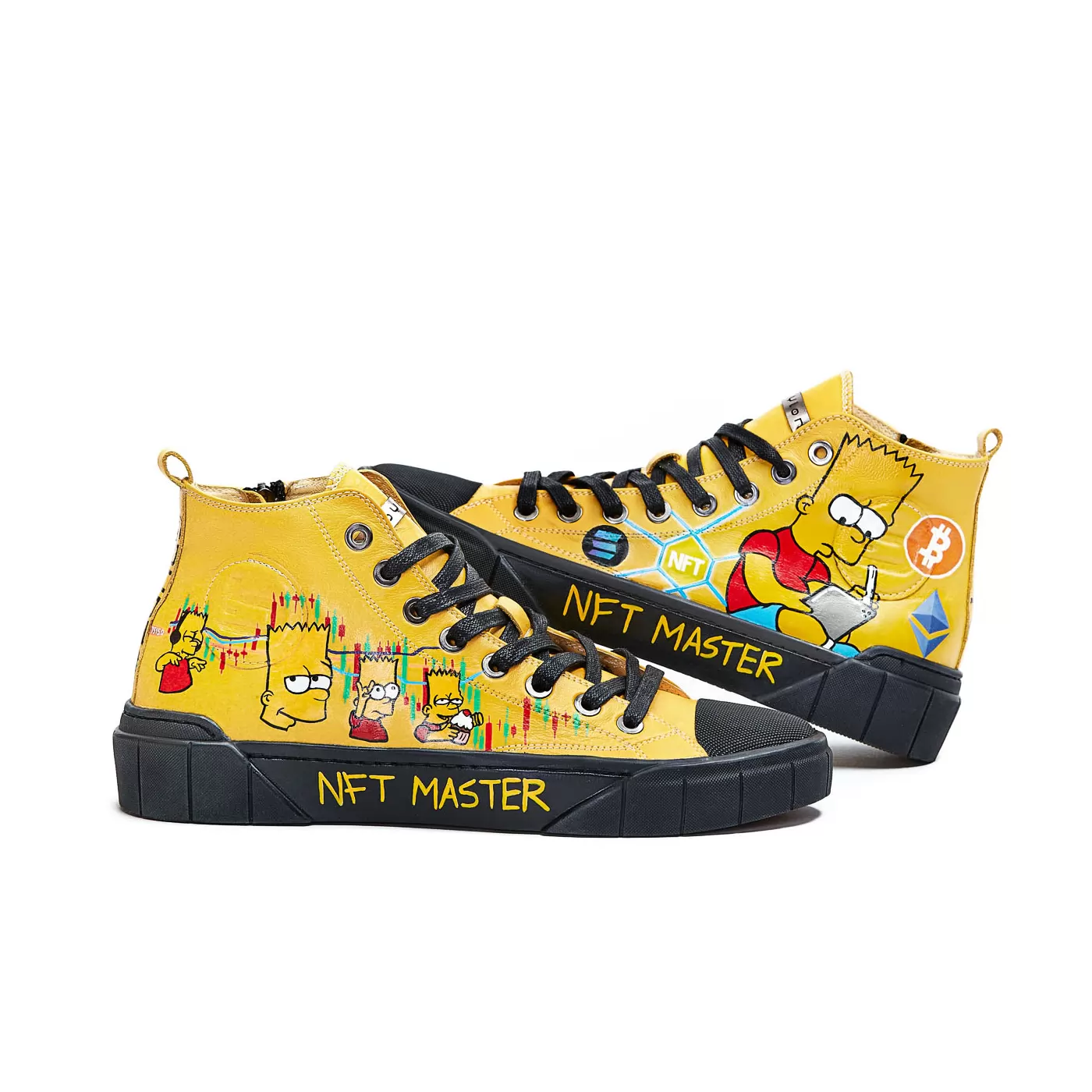High-top sneakers for men.