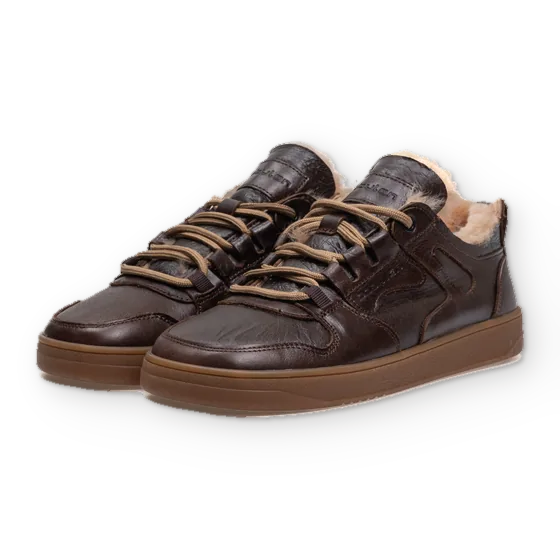 Мужские зимние кеды из овчины Space-04-D